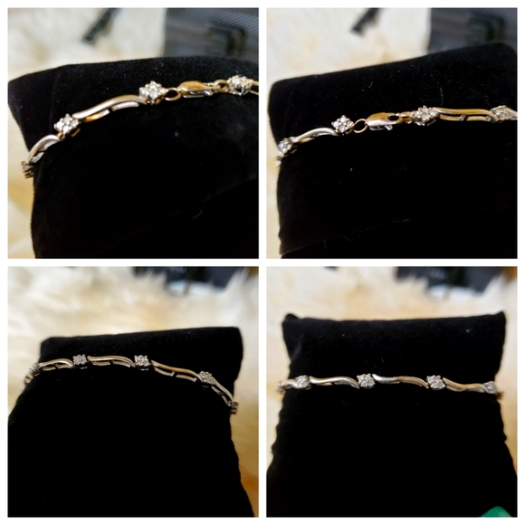 Jewelry - 10K WG Diamond Titus Tennis Bracelet Vintage